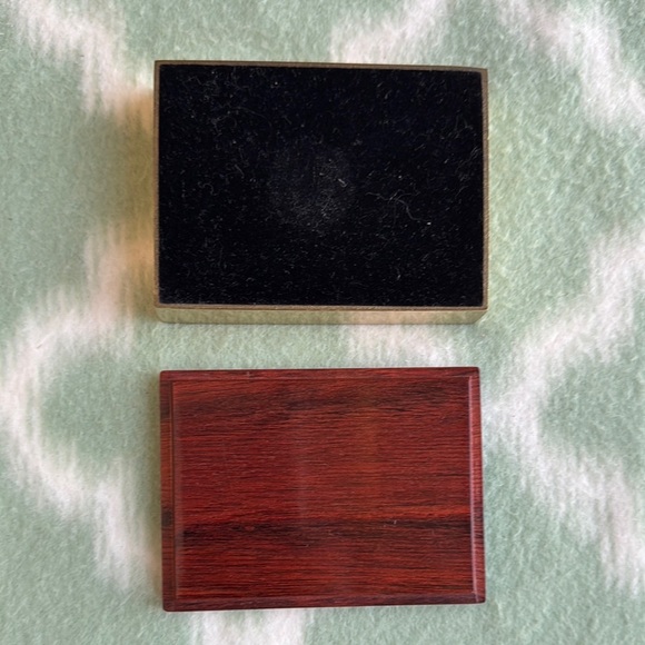 Solid brass and wood lid American Bankers Association Box - Picture 8 of 11